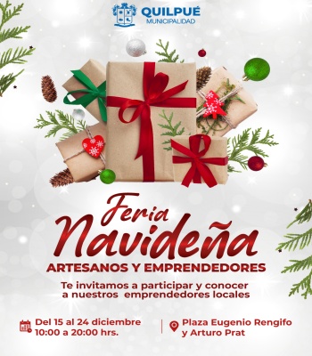 Atención quilpueìnos, Ya pueden postular a la Feria Navideña de ...