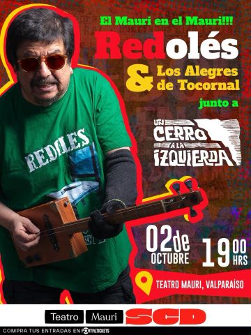 “El Mauri al Mauri”: Mauricio Redolés conmemora en Valparaíso los 30 años de “¿Quién mató a Gaete?”