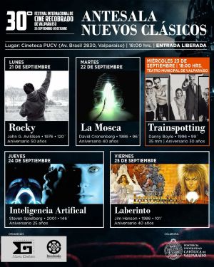 De Rocky a Trainspotting: cinco nuevos clásicos llegan gratis a la Cineteca PUCV como antesala del Festival Internacional de Cine Recobrado de Valparaíso.