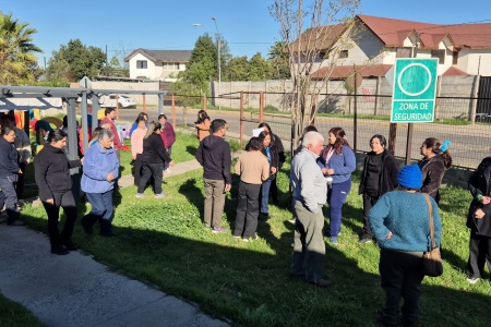 Salud Quillota avanza en su proceso de preparación ante emergencias con simulacro de sismo en Cecosf Santa Teresita.
