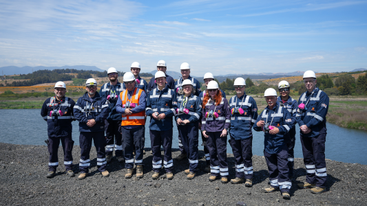 Delegación chileno-alemana visitó Codelco Ventanas y conoció plan para rehabilitar el escorial.